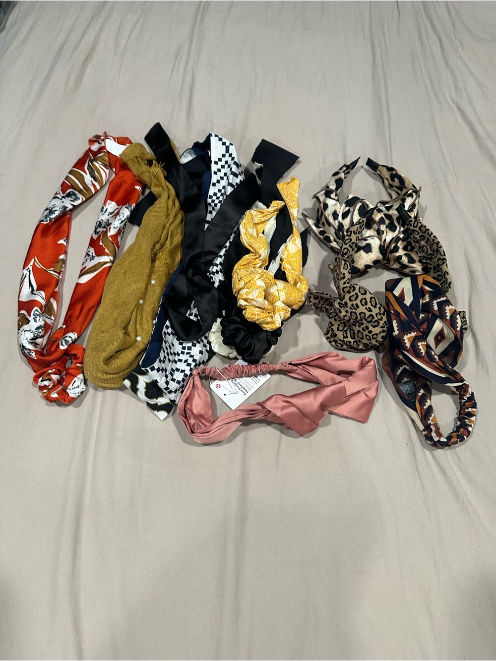 Assorted Women’s Fabric Headbands - Mixed Colors and Prints